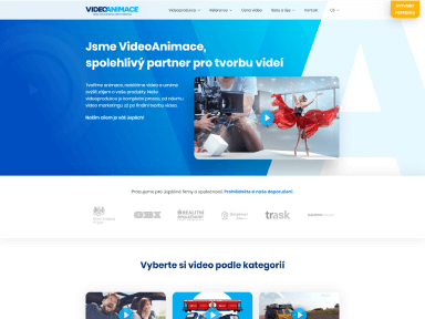 Náhled webu Videoanimace